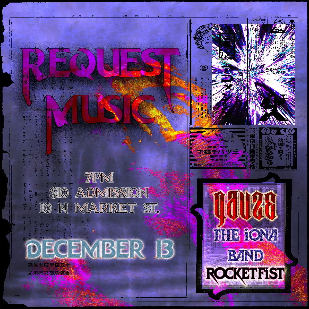Punk show at Reqeust Music