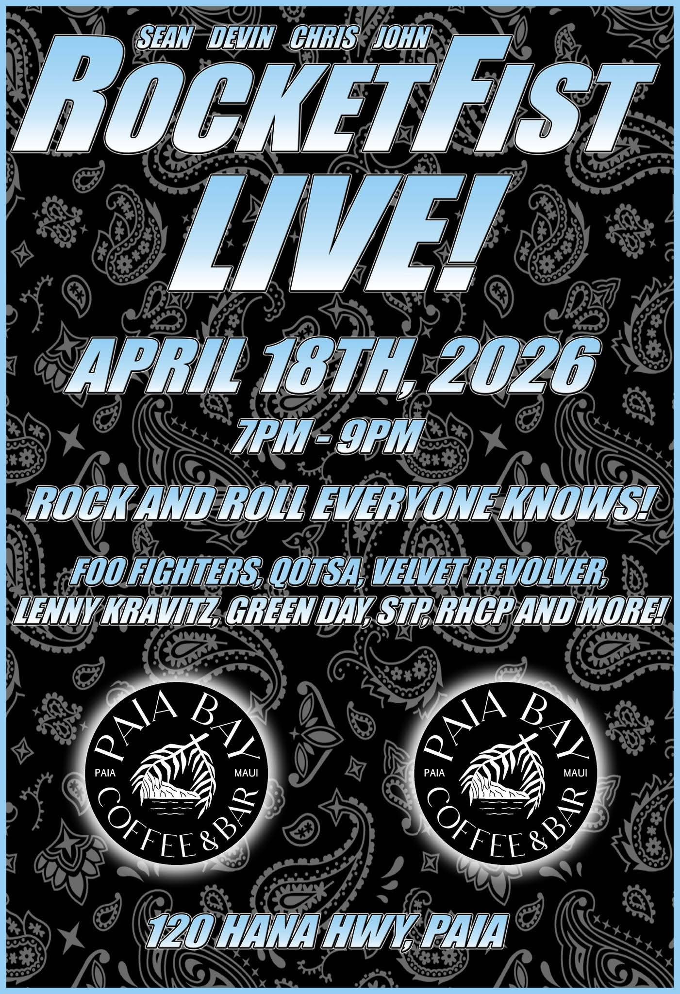 Show at Paia Bay Coffee & Bar