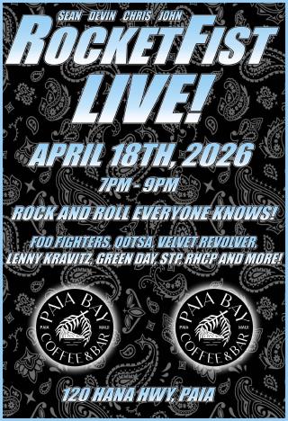 Show at Paia Bay Coffee & Bar